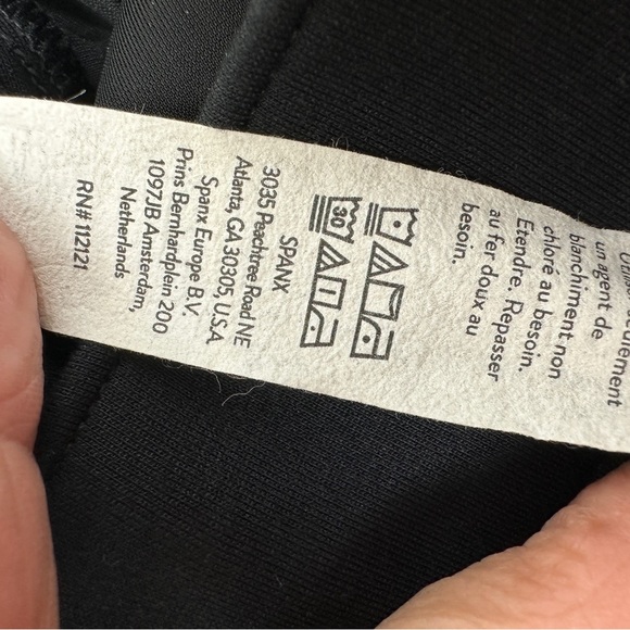 SPANX SPANXsmooth PerfectFit Ponte Straight Pants Size Small Black #20254Q EUC - Picture 11 of 12